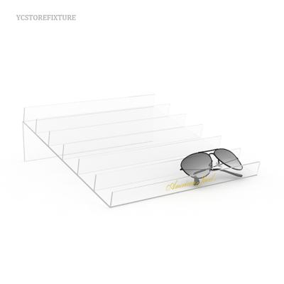 China Eyewear Store Organizer Countertop Clear Display Stand Sunglass Display Eco - Friendly Acrylic for sale