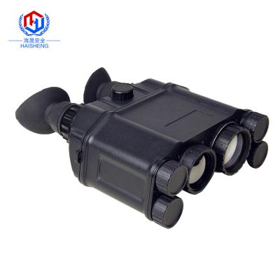 China 300-400m fusion telescope, combination of night vision and thermal scope binoculars, handheld night vision and thermal binocular scope for sale