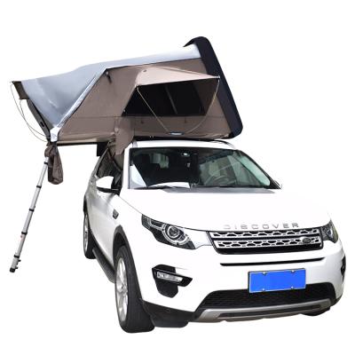 China Extended Type Waterproof Outdoor Foldable Aluminum Hard Shell 4 Person Rooftop WILDSROF Tour Car Traveling Car Tent for sale