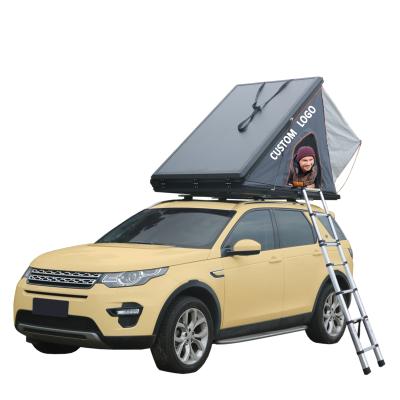 China WILDSROF Diagonal Bracing Type Roof Top Tent Aluminum Car 4x4 Car Roof Top Tent Hard Top Roof Tent Aluminum Shell Camping Hard Shell Aluminum for sale