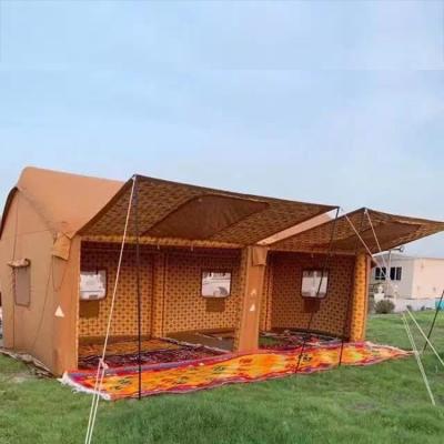 China Wildsrof Cloth Inflatable Camouflage Game Outdoors/Field Arabian Desert Cube Desert Tent High Quality Big Tent for sale