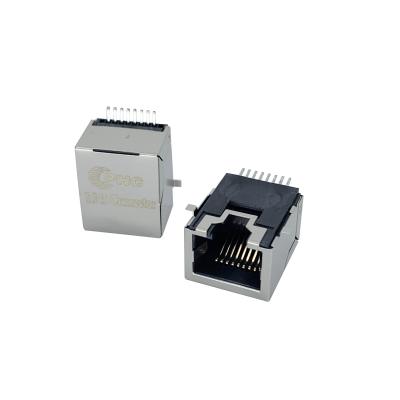 China Tab Up 100 Base-T Ethernet SMT RJ45 Modular Jack for sale