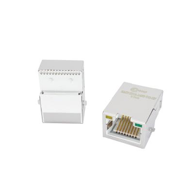 China UL94V0 LCP Thermoplastic Female RJ45 Modular Jack for sale