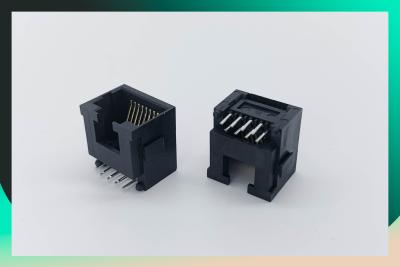 China Single Port Shielded 4P4C CAT5 RJ11 RJ45 Modular Jack for sale