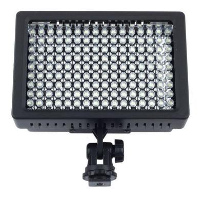 China Photography Studio High Power LD-160 160 LED Camera Camcorder Visual Light Lamp with Three Filters 5400K for Canon Nikon Olympus Cameras for sale