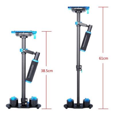 China YELANGU S60T Smartphone Adjustable Portable Carbon Fiber Steadicam Video Camera Handheld Stabilizer for Digital DSLR for sale