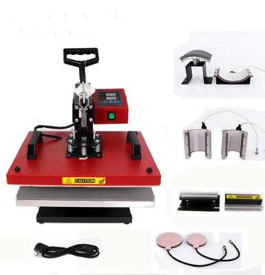 China Home use 6 in 1 combo machine for plates and cups t-shirts for sale