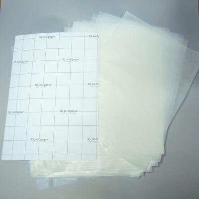 China A3 Isolation Size Silicon Paper For Isolation Dark Transfer Paper On T-shirt Printing for sale