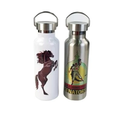 China 600ml Stainless Steel Vacuum Bottle Stocked Vial For Sublimation Pritning for sale