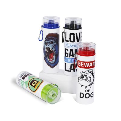 China 750ml Adults Aluminum Water Bottle Travel Accessories Sport With Peg Anti Steel Cup for sale