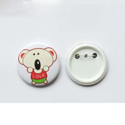 China 58mm metal button badge material for badge making for sale