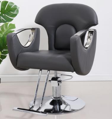 China Modern silver color steel salon styling chair gold color steel hair beauty chair eyelash chair QZ-MY86A for sale