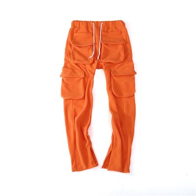 China Streetwear Breathable Men's Winter Cargo Pants Pockets Jogging Casual Mens Sports Jogger Pants Sweatpants Trousers for sale