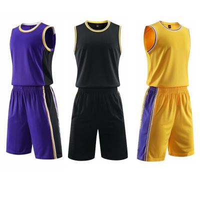 China Wholesale Breathable Breathable Custom Design Basketball Tank Top Drop Shipping Shorts Sublimation Reversible Basketball Uniform Tank Top for sale