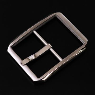 China Pure Steel Pin Buckle 304 Stainless Steel Belt Buckle Pin Head Pin Buckle Series Belt Buckle Single Head Perforated Belt 35mm for sale