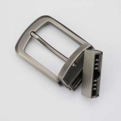 China Pin Buckle Mens Swivel Rotate Metal Clip Zinc Alloy Single Pin Belt Buckle 3.5cm for sale