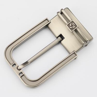 China Single Head Pin Buckle Pin Buckle Head 3.5cm Pin Buckle Fashion Belt Buckle Factory Customized Head 3.8cm Men's Zinc Alloy Pin Buckle for sale