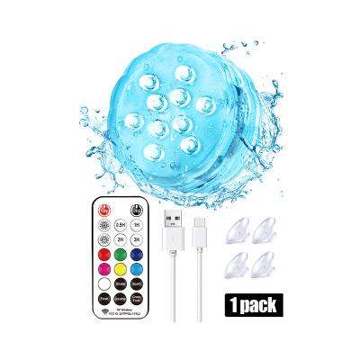 China LANDSCAPE Rechargeable Waterproof Small Pool Underwater Lights For Drink Shower for sale