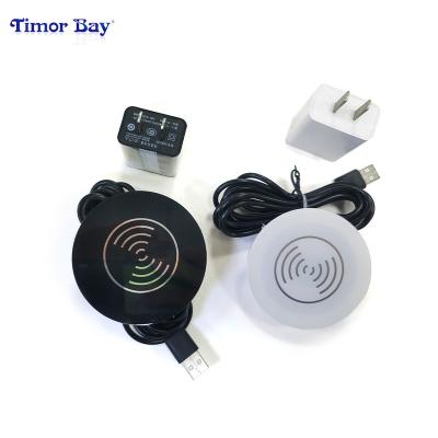 China Easy Installation Wireless Table Charging Wireless Desktop Charging Eembedded Desktop Radio Charger for sale