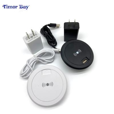 China Eembedded Easy Smart Office Desk Furniture Wholesale Installation Wireless Charger for sale