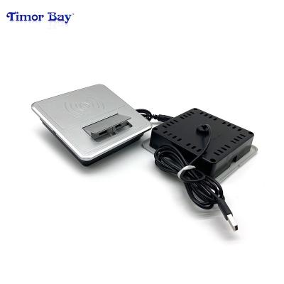 China Eembeded Easy Wholesale Universal Smart Office Desk Furniture Wireless Charger for sale