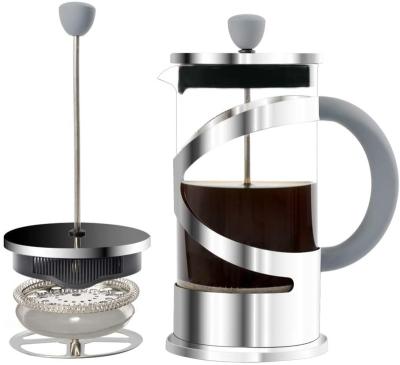 China Viable French Press Coffee Machine With Reusable Filter Hot Sale Borosilicate Glass French Press Coffee Maker For Outdoor for sale