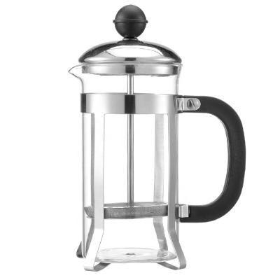 China WITH LID Household Kitchen Accessories 350ml Capacity Hand Press Coffee Pot Glass Press French Coffee Maker for sale