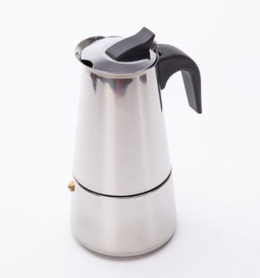 China High Quality Viable Moka Pot Maker Coffee Espresso Filter Coffee Induction Stovetop Italian Stainless Steel for sale