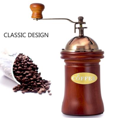 China Viable New Style Core Coffee Machine Classic Manual Ceramic Grinding Conical Coffee Grinder for sale