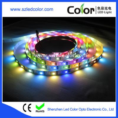 China 5050 smd hohe Helligkeit farbenreicher dmx Steuer-dmx512 geführter Streifen zu verkaufen