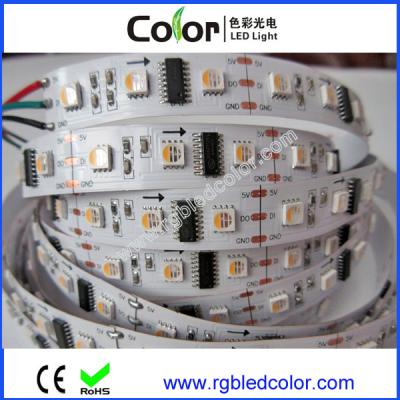 China DC5V 60led/m individual controlled UCS2912 addressable RGBW LED strip for sale