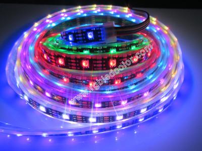 China IP65 waterproof half silicone tube led strip sk9822 for sale