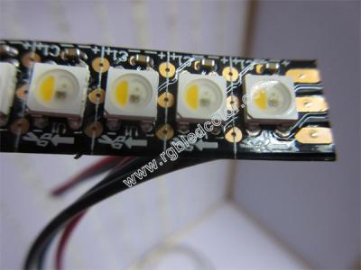 China rgb ww led strip with connector on the back of the strip for sale