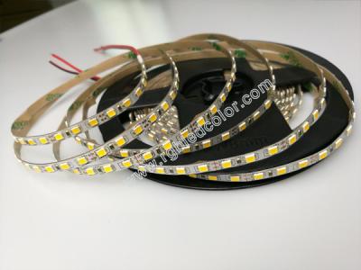 China cri>90 sdcm<3 2835 super brightness 5mm width white pcb high class 60led flexible led strips for sale