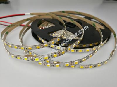 China 5mm pcb 2835 ww/nw/w high brightness led strips light 60led/m 14.4w for sale