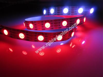 China Madrix controllable ws2813b digital rgb led strip 30/60/72/144 led per m for sale