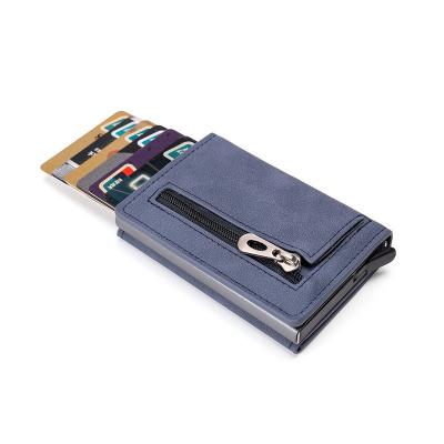 China Fashion Style Multifunctional Metal Card Holder Men's Business Wallet with Custom Logo for sale