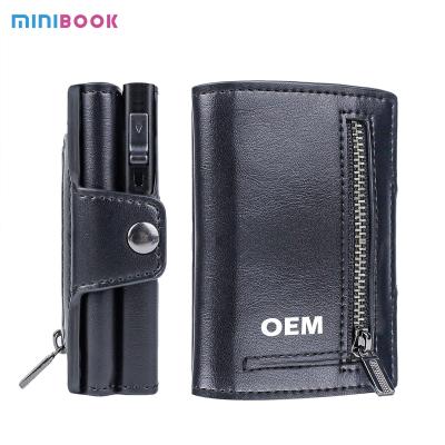 China Sample Luxury Slim Card Holder Anti Rfid Anti-theft Pu Leather Cardholder Smart Wallet for Men for sale