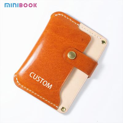 China Handmade Ultra-Thin Small Card Holder Perfect for Student ID and Cards for sale