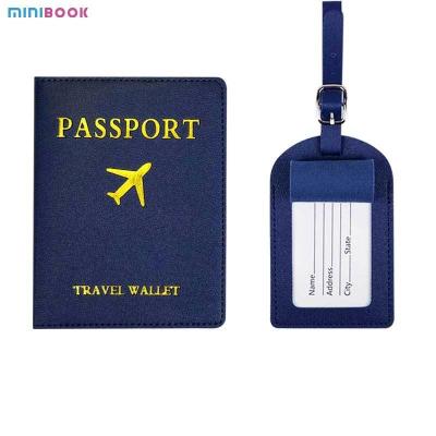 Chine Organisez efficacement vos documents de voyage avec la couverture de passeport en PU et l'étiquette de bagages à vendre