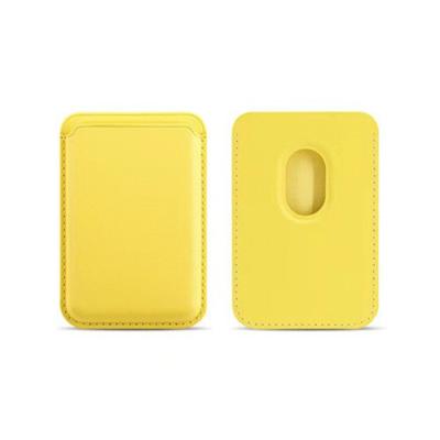 China Custom Credit Card Protector Magnetic Leather Wallet for iPhone 11 14 13 12 Pro Max for sale