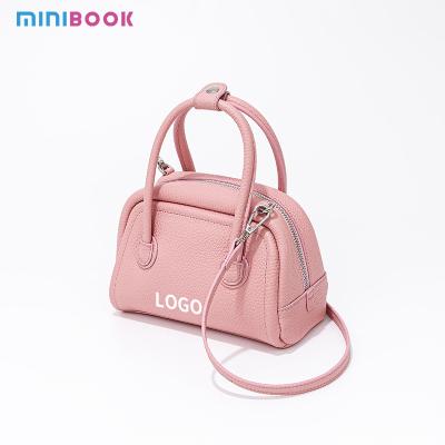 China Korea Mode Damen Handtaschen Kuhleder Mini Boston Luxus Handtaschen für Frauen zu verkaufen