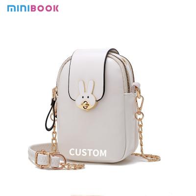 China 2024 Phone Women Leather Bag Lady Style with Crossbody Design and Pearl Tassel Detail for sale