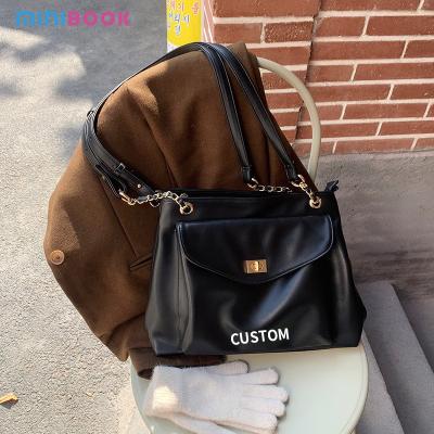 China Classic and Functional PU Leather Tote Bag for Women Shoulder Messenger Handbag for sale