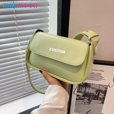 China Main Material PU Women's Satchel Brans Handbag Fashion Luxury Shoulder Bag for Dating for sale