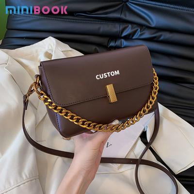 China Simple and Versatile Chain Tote Crossbody Bag with Large Capacity Retro Shoulder Bag for sale