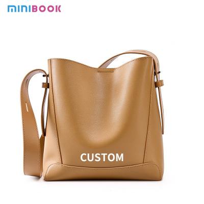 China GENUINE Leder-Frauen-Bucket-Bag 2024 Designer-Handtaschen mit einem Handgriff Tote-Bag zu verkaufen