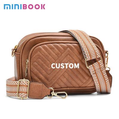 China Logotipo personalizado PU Luxury Crossbody Bag para Mulheres Bolsas e Bolsas de Mão em Estilo de Moda à venda