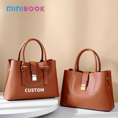 China Casual Female PU Leather Handbag with Vintage Tote Bag and Luxury for sale