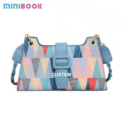 China Popular Designer Shoulder Crossbody Bags Autumn Casual Women Bags in Contrasting Colors for sale